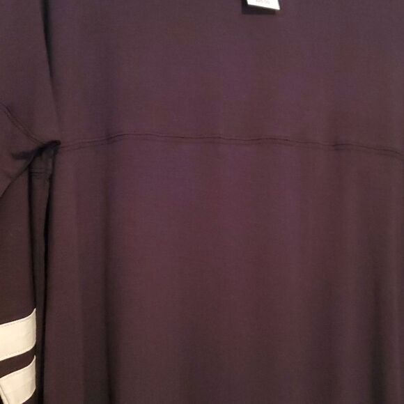 NWT Maurices Women's Black 3/4 Sleeve Tee Size Medium - Picture 2 of 7